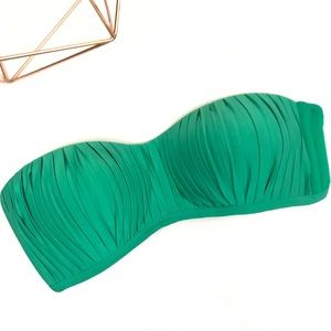 Seafolly | pleated goddess bandeau bustier